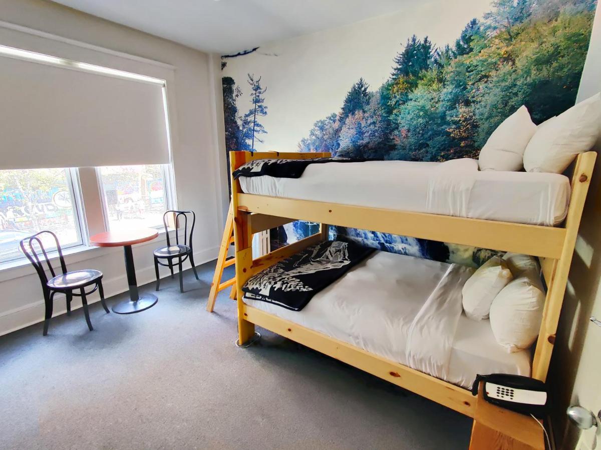 Bunk Room with Full Beds and Shared Bathroom